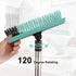 RarefRoom Grout Cleaner Brush with Long Handle, V-Shaped Floor Scrub Brush Swivel Grout Brush Stiff Bristle Floor Grout