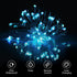2 Pack 40FT 120LED Dazzle Bright Color Changing Fairy Lights Battery Operated, Total Silver Copper Wire RGB String