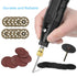 50PCS Stone Carving Set with Polishing Diamond Burrs for Dremel, Rotary Tools Accessories for Grinding, Cutting,