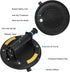 8" Glass Suction Cups, 2 Pack Heavy Duty Suction Cups for Lifting Large Glass, Marble, Tile, 350 lbs Capacity