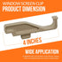 Full Screen Latch for Andersen 400 and 200 Series Windows, Replacement Clips for Windows and Door Screens