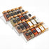 LETGO 4 Pack Adjustable Spice Rack for Drawer- Expandable From 11" to 22"