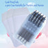Pack of 10 Pocket Protectors, Heavy PVC Pen Holder Pouch, Leak Protector for Hospital School Office Supplies (White)