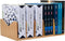 MobileVision Bamboo Paper Holder and Label Organizer, 5 Wide Dividers for Office Organization and Storage