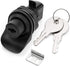 2PCS Push Button Lock Glove Box Latch, Golf Cart Glove Box Lock, Plastic Push to Close Latch for Motorcycle Tool Box