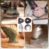 104Pcs Oscillating Tool Detail Sanding Pads Kit - 2 Triangle and 2 Finger Sanding Pads, 100 Multitool Sandpaper