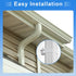 Downspout Straps 2x3 and Wall Bracket, Downspout Fasteners White (2 Pack)