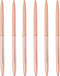 Replacement Wedding Signing Pen for Guest Book, RUTICH Signing Pen Holder, Rose Gold, 6 Pcs