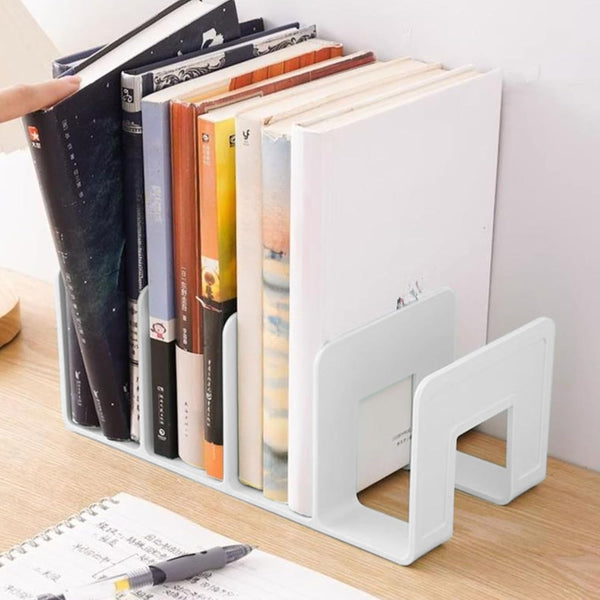 Desk Organizer Bookshelf File Folder Organizer Binder Holder File Sorter Desk Accessories