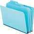 Pendaflex 1" Expansion Pressboard File Folders, Letter, Blue, 25/Box (9200T 1/3)