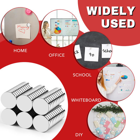 70 PCS Small Round Rare Earth Refrigerator Magnets, Tiny Strong Neodymium Disc Magnets for Crafts, DIY, Office