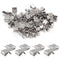 Biaungdo 30 Pcs Trailer Frame Wire Clips, Stainless Steel Metal Solar Panel Wire