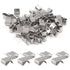 Biaungdo 30 Pcs Trailer Frame Wire Clips, Stainless Steel Metal Solar Panel Wire