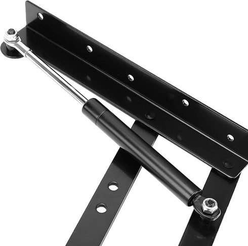 ZOENHOU 2 Pairs 4 PCS 150N Folding Gas Hydraulic Lift Up Table Mechanism, Lift Up Top Hinge, Modern Coffee Table