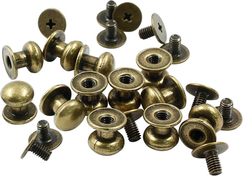 12pcs Mini Drawer Pulls, 0.31" x 0.39" Round Cabinet Knobs, Antique Bronze Handles for Dresser Closet Jewelry Box