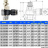 TAILONZ PNEUMATIC 3 Pack SL-3/8-N2 Push to Connect Air Line Fitting Air Flow Control Valve 3/8 Inch od 1/4 Inch Npt Elbow 90 Degree Air Speed Control Valve Fitting Push Lock by TAILONZ PNEUMATIC