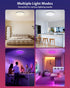 12inch 16 3000K-6500K Smart LED Ceiling Light WiFi, RGB Flush Mount Ceiling Light Fixture, Million DIY Colors