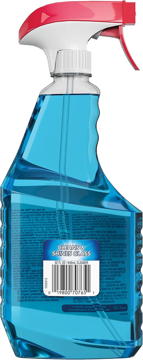 SC Johnson 32 oz, Pack 1 Windex Windex Glass Cleaner, Blue
