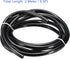 Pneumatic Air Tubing PU Polyurethane Tube, 3/16" x 5/16" / 6.6ft / Black