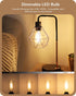 EDISHINE Vintage LED Edison Bulbs 6 Pack, 8W Equivalent 60W, ST64 Dimmable 700LM 2700K Warm White E26 Base
