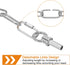15 65 Lbs PATIKIL Feet Lighting Chain for Hanging Lamp, Chandelier Chain Light Fixture Chain Load Capacity for Pendant
