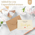 ZestHub 40 Pack 5x3.5 Inchs Small Thank You Cards, Mini Gold Foil Thank You Notes Bulk with Envelopes and Stickers