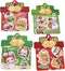MOZXIRZ 4 Pack Cute Sticky Notes Cartoon Christmas Sticky Memo Pads Kawaii Small