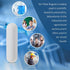 Magnetic Stirrer Mixer Stir Bar: 6Pcs 30mm PTFE Magnetic Stir Bars, White Color for Laboratory Use.