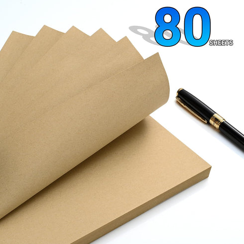 Tofun 2 Packs A5 A5 6-Ring 80 160 Blank Vintage Refillable Paper, Retro Binder Refills Paper for Binders Planner