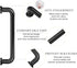 5 Pack 3-3/4 Inch Matte Black Kitchen Cabinet Handles, Modern Pulls for Dresser Drawer, Farmhouse Hardware