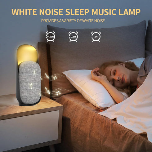 Gemmac 3 1 in Night Light + Bluetooth Speaker + White Noise Sound Machine, Multifunctional Baby Sound Machine