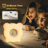 30-Minute 3-Level Dimmable, AVEKI Night Light for Kids, Cute Silicone Nursery Night Light with Timer & Kids Alarm Clock