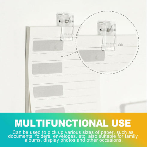 KornaDoz 30 Pcs Clear Adhesive Wall Hooks, Strong Clips for Hanging Photos, Posters, Tapestry & String Lights