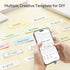 XenGro AH-P05, Mini Label Maker Machine with Tape Portable Bluetooth Mini Label Printer, Wireless Thermal Label Maker