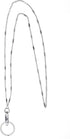 Wisdompro Women's Fashion Lanyard Necklace with Metal Clasp and Keyring for ID Badge, Keys - Twist Chain