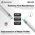 EP13630 30-Degree 1/4" 0.005" Signmaking Engraving Router Bits Shank Tip, Industrial Quality Extra Long Life Coating