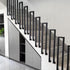 PAUANI U-Shaped Side Mount Railing - Indoor Metal Stair Handrail, Safety Non-Slip Deck