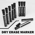 Dabo&Shobo Dry Erase Markers, Bulk Pack of 72 Count, Low Odor Ink, Chisel Tip, Black Whiteboard Markers for School