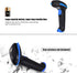 WoneNice 2.4G 1D 100ft Wireless Barcode Scanner Handheld Cordless Barcode Reader for Retail, Warehouse, Inventory