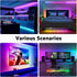 5050 16.4ft dalattin LED Strip Lights IC+RGB, Led Lights for Bedroom, DIY Multiple Colors on One Line, Led Lights