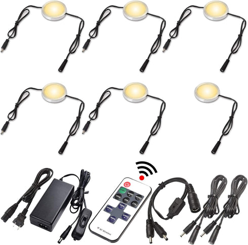 Kitchen Cabinet Undereath Light Kit, Backsplash Back Lighting, 110V Plugged in &