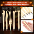 Halloween Bone Shape Ballpoint Pens, Black Ink 1.0 mm Finger Pen, Creative Novelty Pens for School Office (120 Pcs)