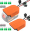 2 Packs Power Wheel Adapter for Black+Decker 20V MAX Lithium Battery Converter Kit with Fuses & Terminals