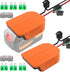 2 Packs Power Wheel Adapter for Black+Decker 20V MAX Lithium Battery Converter Kit with Fuses & Terminals