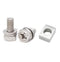 8-pack M6x16mm Stainless Steel Motorcycle Battery Terminal Screws Bolts and Square Nuts