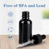 48 Pack 1 oz UV Resistant Black Glass Dropper Bottles 30ml with Eye Droppers, Leak Proof Travel Bottles for Essential