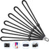 YOUOWO Adjustable Wrist Lanyard for Flashlight Wallet USB Flash Drive, 6 PACK Hand Strap for Cell Phone Charms Key ID