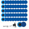 Linkiblock 50Pcs 2 inch R-Type Quick Change Zirconia Surface Conditioning Sanding Discs Set