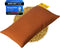 Mouse Pad Wrist Rest, Ergonomic Palm Support Made of Organic Millet Chaff, Cognac Color Cushion Support