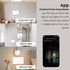 LOUYSGEN Switch,4.65 2.83 1.34 Inches,Neutral Panel,2.4GHz Alexa,110220V,Non-Dimmable,White 2 WiFi Light Wire